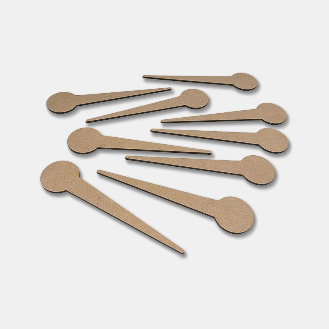 Garden Spikes - Etched x9