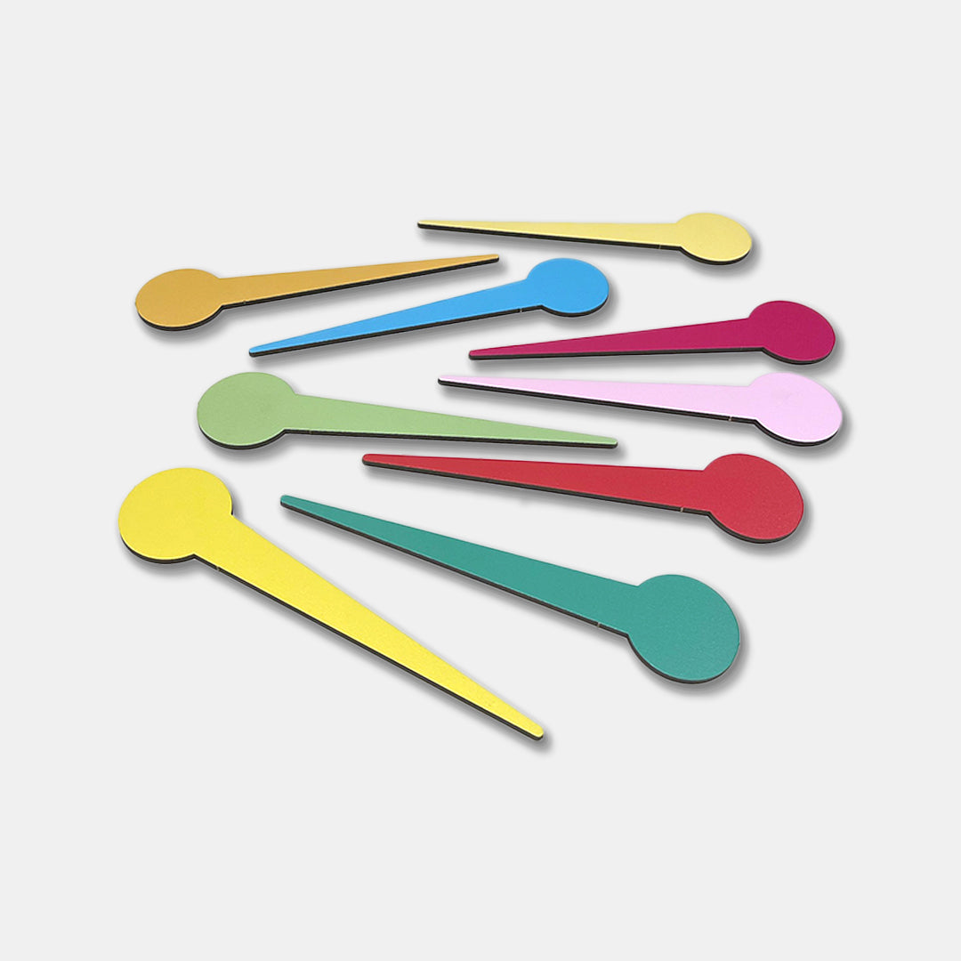 Garden Spikes - Coloured x9
