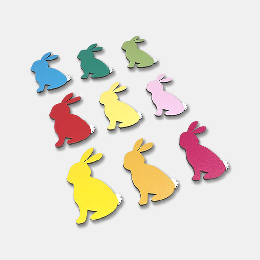 Bunnies - Coloured x9