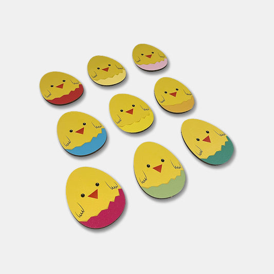 Chicks - Coloured x9