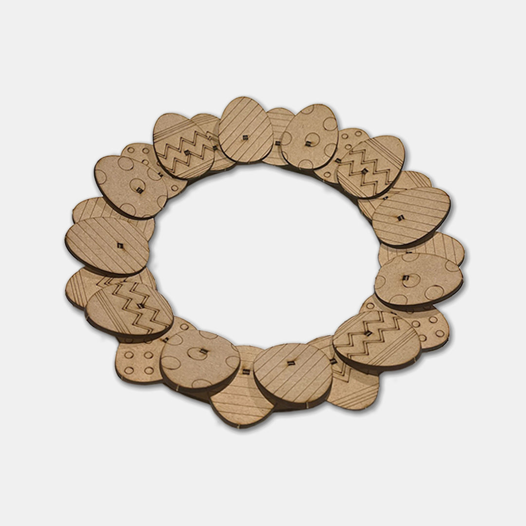 Easter Wreath - Etched