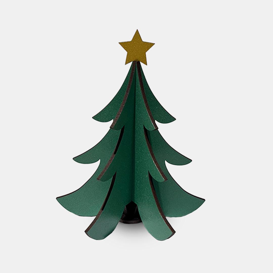 Christmas Tree - Coloured - Grizzly Bear