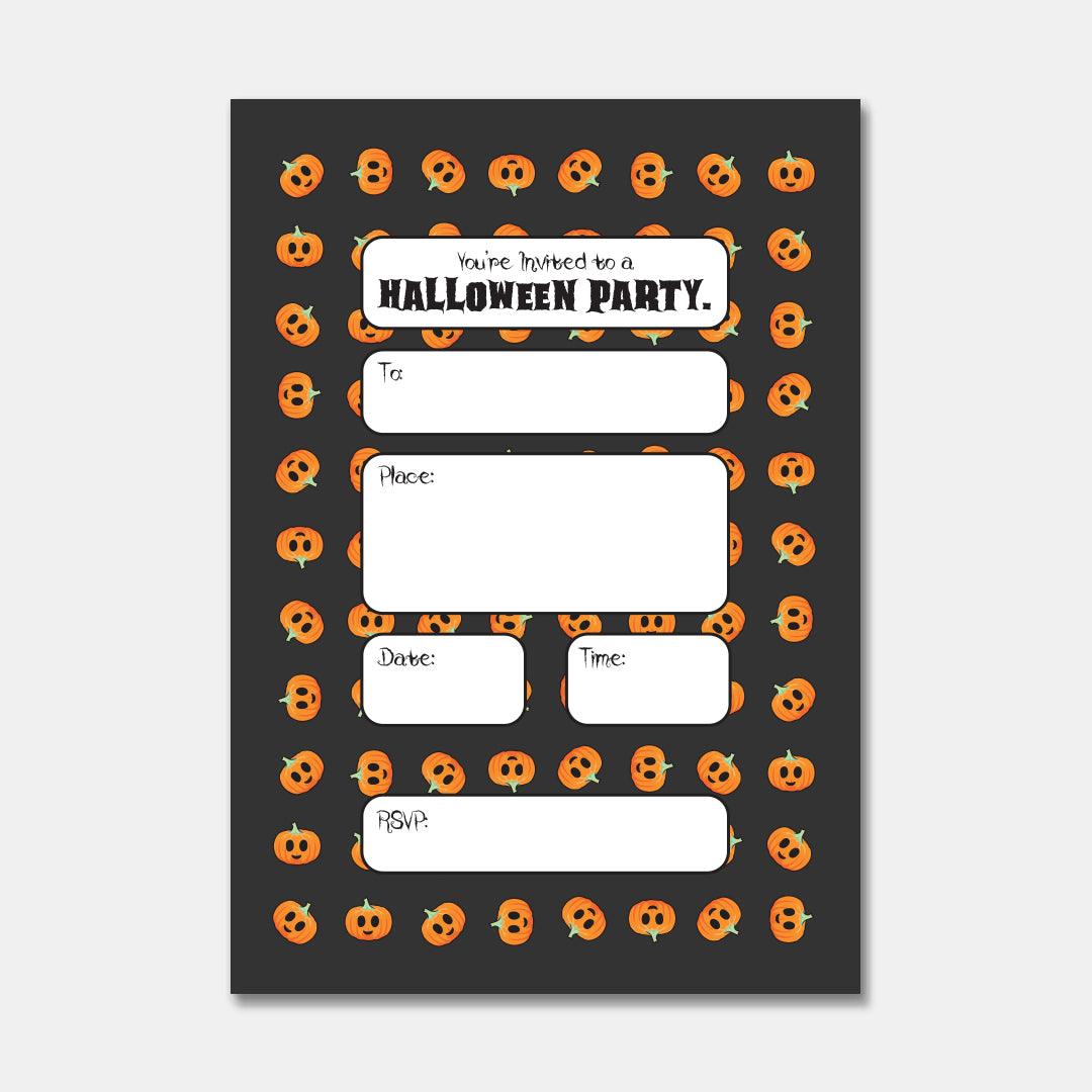 Party Invite - Pumpkin - Grizzly Bear