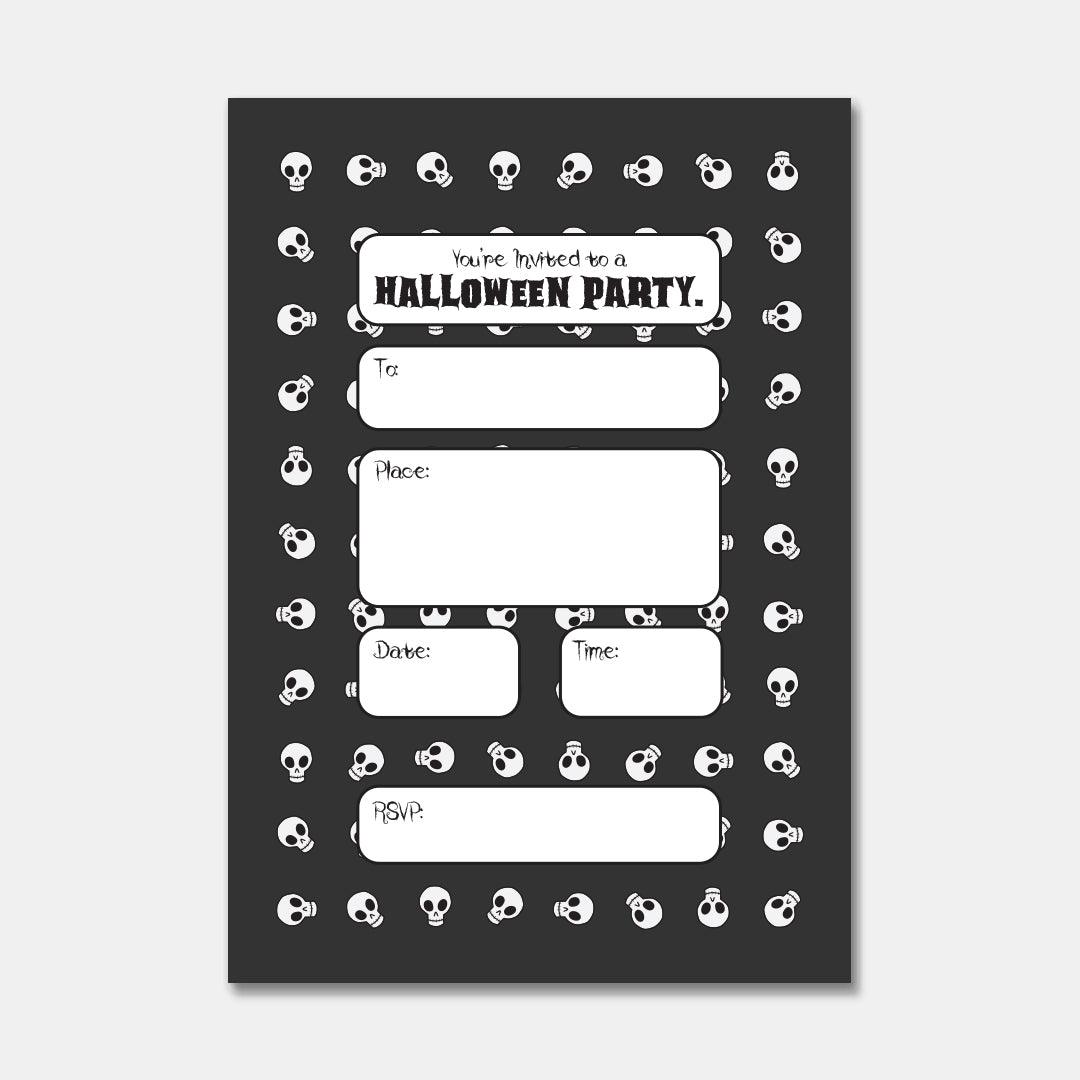 Party Invite - Skull - Grizzly Bear