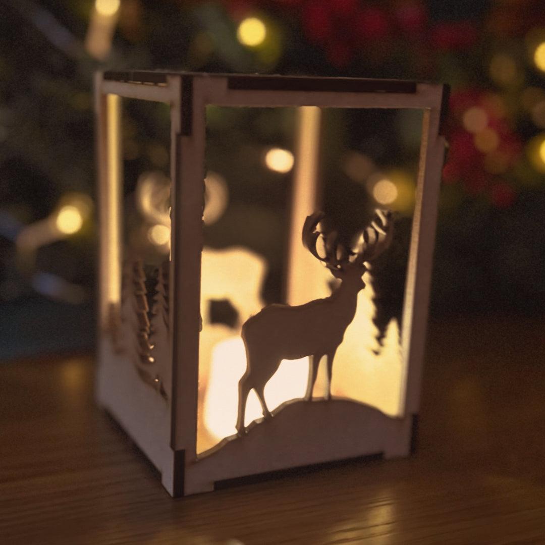 Reindeer - Lantern - Grizzly Bear