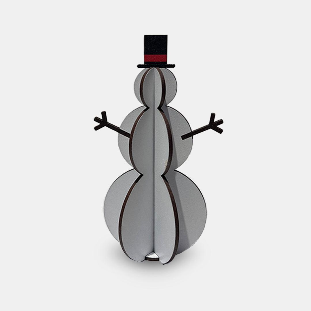 Snowman - Printed - Grizzly Bear