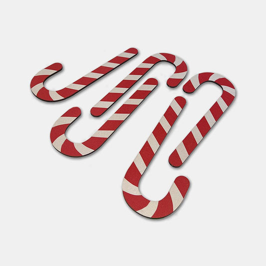 Candy Canes - Coloured x5 - Grizzly Bear