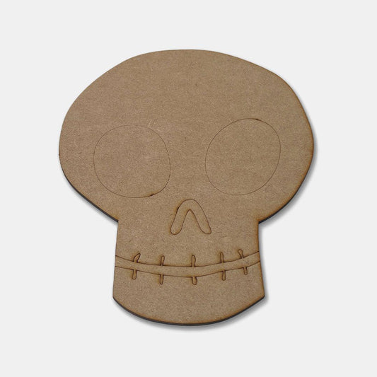 Large Skull - Etched - Grizzly Bear